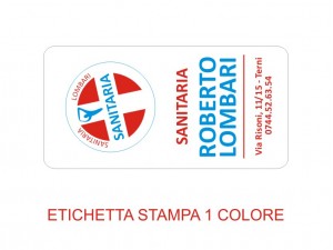 Etichette adesive per farmacie e parafarmacie (mm 25x50) (cod. 21P)